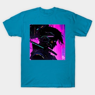 Cyberpunk silhouette T-Shirt